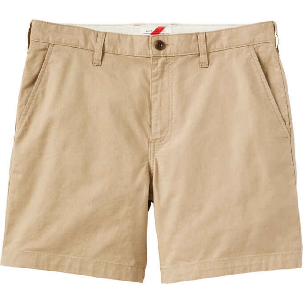 Best Made 7" cotton linen khaki shorts size 31